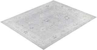 Traditional Oushak Wool Hand Knotted Beige Area Rug 7' 11" x 9' 9"