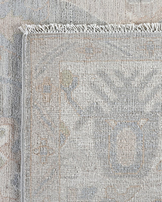 Traditional Oushak Wool Hand Knotted Light Gray Area Rug 8' 3" x 9' 11"
