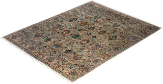 Bohemian Tribal Wool Hand Knotted Gray Area Rug 8' 3" x 10' 0"