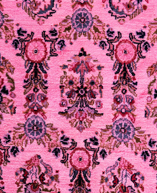 Fine Vibrance, One-of-a-Kind Hand-Knotted Area Rug  - Pink, 2' 8" x 10' 0"