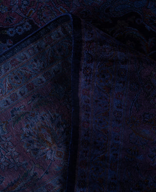 Overdyed One-of-a-Kind Wool Purple Area Rug 10' 0" x 14' 0"
