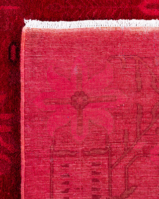 Overdyed Hand-Knotted Orange Area Rug 9' 2" x 12' 2"