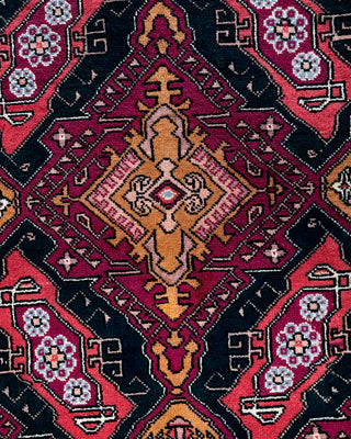 Traditional Hand-Knotted Red Area Rug 4' 0" x 6' 6"