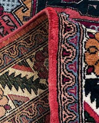 Traditional Hand-Knotted Red Area Rug 4' 0" x 6' 6"