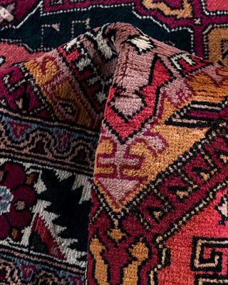 Traditional Hand-Knotted Red Area Rug 4' 0" x 6' 6"