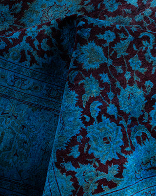 Fine Vibrance, One-of-a-Kind Hand-Knotted Area Rug  - Blue, 8' 4" x 10' 5"