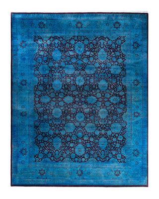 Fine Vibrance, One-of-a-Kind Hand-Knotted Area Rug  - Blue, 8' 4" x 10' 5"