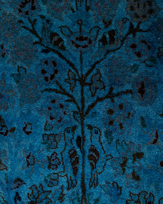 Fine Vibrance, One-of-a-Kind Hand-Knotted Area Rug  - Blue, 8' 1" x 10' 3"