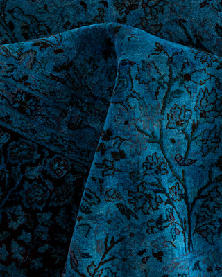 Fine Vibrance, One-of-a-Kind Hand-Knotted Area Rug  - Blue, 8' 1" x 10' 3"