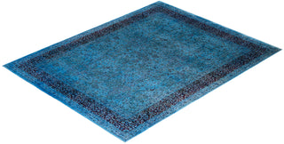 Fine Vibrance, One-of-a-Kind Hand-Knotted Area Rug  - Blue, 8' 1" x 10' 3"