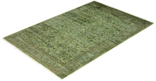 Fine Vibrance, One-of-a-Kind Hand-Knotted Area Rug  - Brown, 4' 1" x 6' 3"