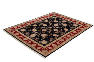 Authentic Persian Tabriz Hand Knotted Wool Ivory Area Rug 9' 0" x 11' 5"