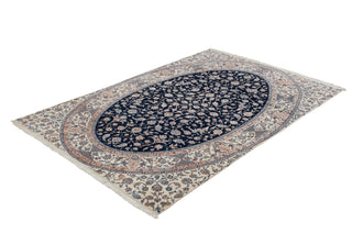 Authentic Persian Nain Hand Knotted Wool Silk Blend Red Area Rug 8' 0" x 11' 8"