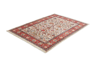 Authentic Persian Kashmar Hand Knotted Wool Orange Area Rug 8' 0" x 11' 4"