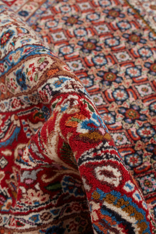 Authentic Persian Mood Hand Knotted Wool Ivory Area Rug 6' 6" x 10' 0"