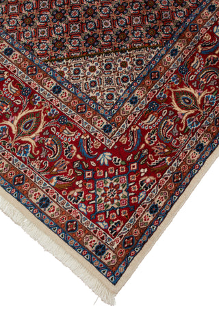 Authentic Persian Mood Hand Knotted Wool Ivory Area Rug 6' 6" x 10' 0"