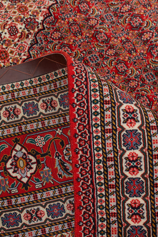 Authentic Persian Tabriz Hand Knotted Wool Blue Area Rug 7' 0" x 10' 7"