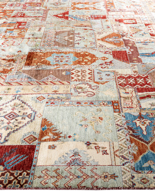 Traditional Patchwork Wool Hand Knotted Multi Area Rug 9' 0" x 12' 0"