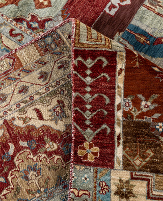 Traditional Patchwork Wool Hand Knotted Multi Area Rug 9' 0" x 12' 0"