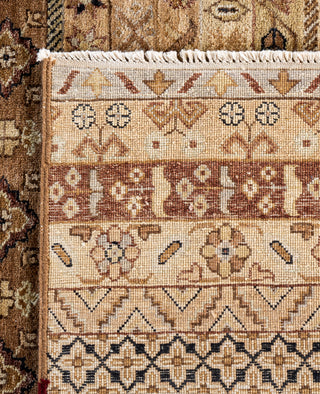 Traditional Floral Wool Hand Knotted Beige Area Rug 9' 0" x 12' 0"