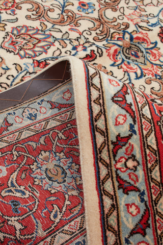 Authentic Persian Saroogh Hand Knotted Wool Ivory Area Rug 8' 0" x 11' 5"