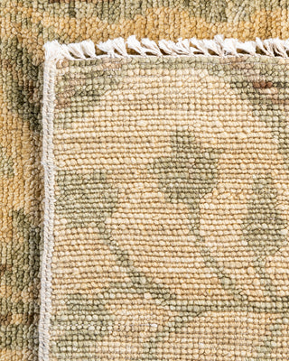 Traditional Oushak Hand Knotted Floral Wool Beige Area Rug 8' 2" x 10' 3"