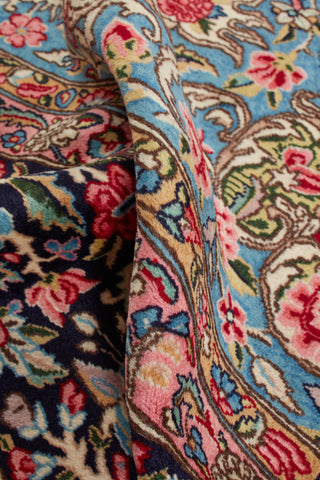 Authentic Persian Lavar Kerman Hand Knotted Wool Red Area Rug 7' 10" x 11' 2"