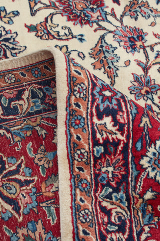 Authentic Persian Lavar Kerman Hand Knotted Wool Blue Area Rug 8' 3" x 11' 4"