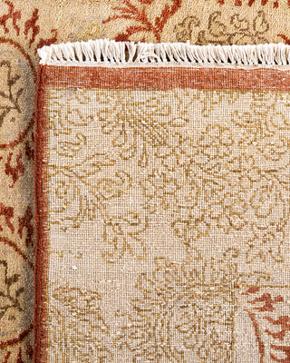 Traditional Ikat Hand Knotted Floral Wool Rust Area Rug 9' 0" x 12' 3"