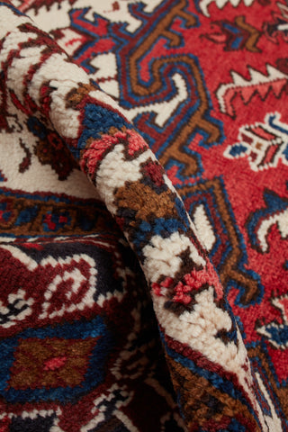 Authentic Persian Heriz Hand Knotted Wool Red Area Rug 8' 0" x 10' 6"