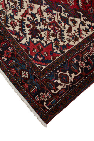 Authentic Persian Heriz Hand Knotted Wool Red Area Rug 8' 0" x 10' 6"