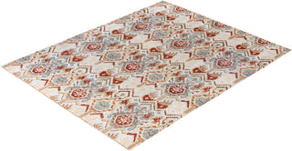 Traditional Floral Wool Hand Knotted Gray Area Rug 8' 1" x 10' 4"