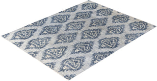Traditional Floral Wool Hand Knotted Gray Area Rug 8' 2" x 10' 4"