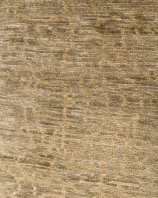 Traditional Ganga Hand Knotted Floral Wool Beige Area Rug 8' 1" x 9' 7"