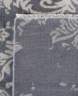 Traditional Abstarct Wool, Silk Hand Knotted Gray Area Rug 8' 10" x 11' 10"