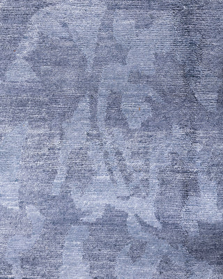 Contemporary Modern Hand Knotted Abstract Silk Beige Area Rug 9' 2" x 12' 0"