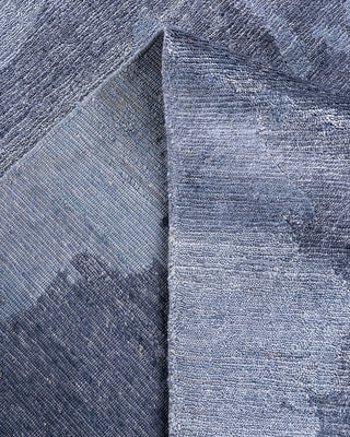 Contemporary Modern Hand Knotted Abstract Silk Beige Area Rug 9' 2" x 12' 0"