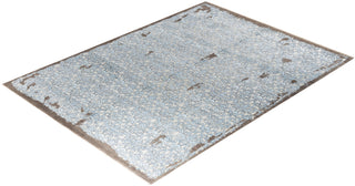 Traditional Ikat Hand Knotted Floral Silk & Wool Blend Brown Area Rug 9' 2" x 12' 4"