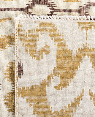 Traditional Floral Wool Hand Knotted Ivory Area Rug 8' 2" x 10' 3"
