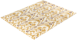 Traditional Floral Wool Hand Knotted Ivory Area Rug 8' 2" x 10' 3"