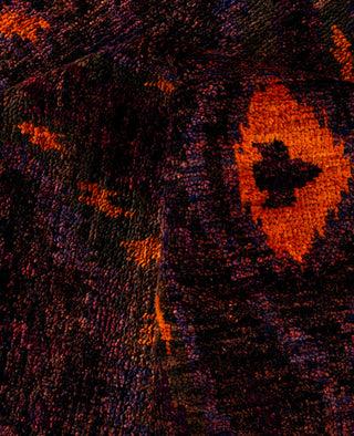 Modern, One-of-a-Kind Hand-Knotted Area Rug  - Purple, 6' 2" x 8' 10"