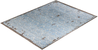 Traditional Ikat Hand Knotted Abstract Silk & Wool Blend Brown Area Rug 9' 2" x 12' 1"