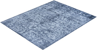 Contemporary Modern Hand Knotted Abstract Silk White Area Rug 8' 3" x 10' 6"