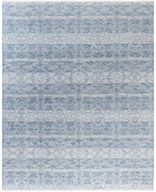 Traditional Abstarct Wool Hand Knotted Gray Area Rug 8' 0" x 9' 8"