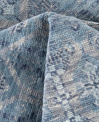 Traditional Abstarct Wool Hand Knotted Gray Area Rug 8' 1" x 10' 4"