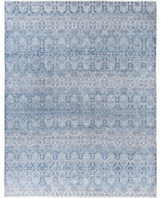 Traditional Abstarct Wool Hand Knotted Gray Area Rug 8' 1" x 10' 4"