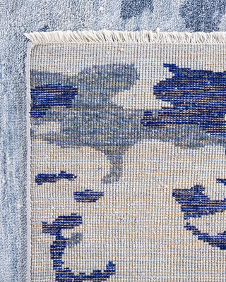 Traditional Ikat Hand Knotted Abstract Silk Beige Area Rug 9' 2" x 12' 0"