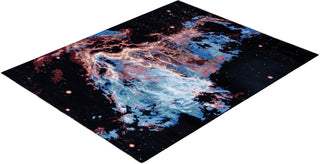 Traditional Abstarct Wool, Silk Hand Knotted Black Area Rug 8' 2" x 10' 2"