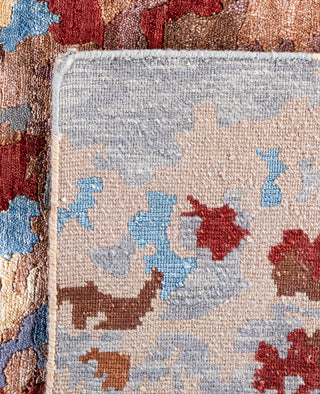 Contemporary Abstarct Wool, Silk Hand Knotted Gray Area Rug 8' 1" x 10' 2"