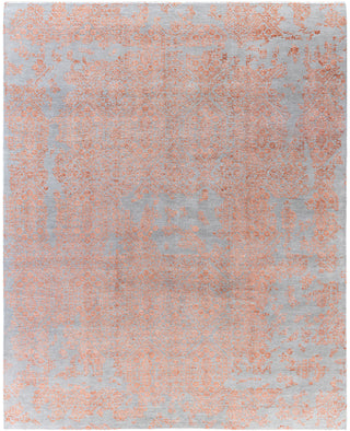 Traditional Abstarct Wool, Silk Hand Knotted Gray Area Rug 8' 1" x 10' 0"